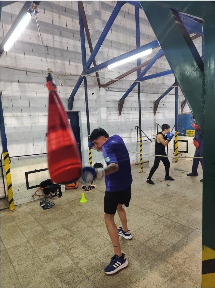 Persona en boxeo de Alianza Jesús María